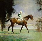 Edmund Charles Tarbell Canvas Paintings - Thoroughbred with Jockey up